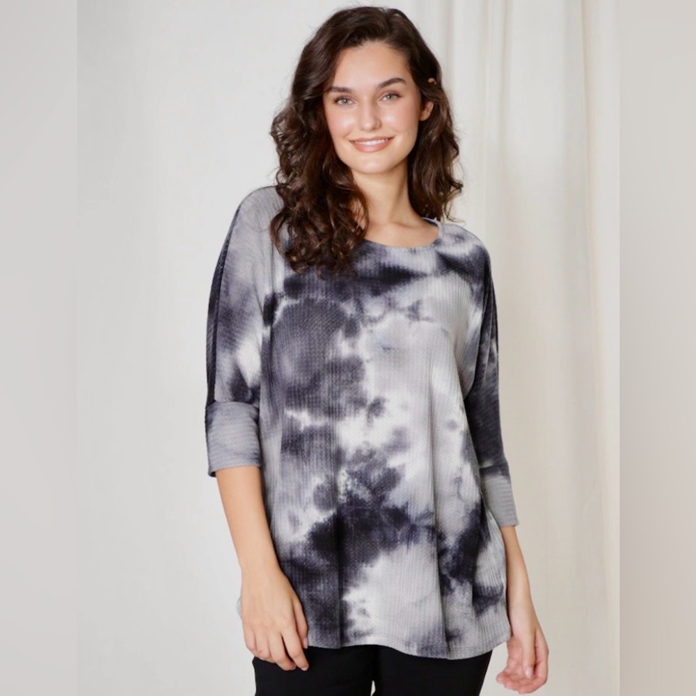 EZ by Nina Leonard Dolman Sleeve oversized knit tunic